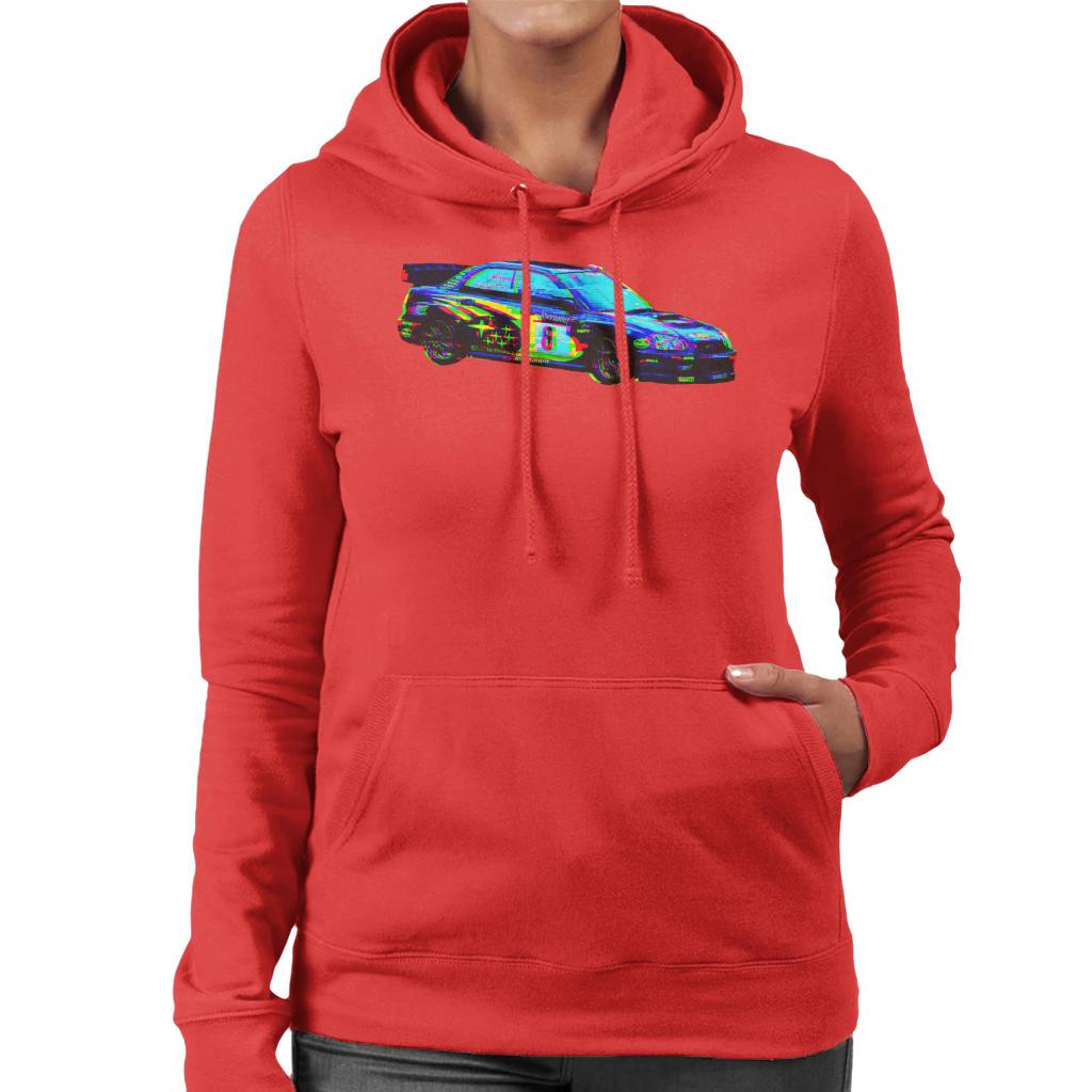 Motorsport Images Makinen Subaru Impreza WRC Women's Hooded Sweatshirt-ALL + EVERY