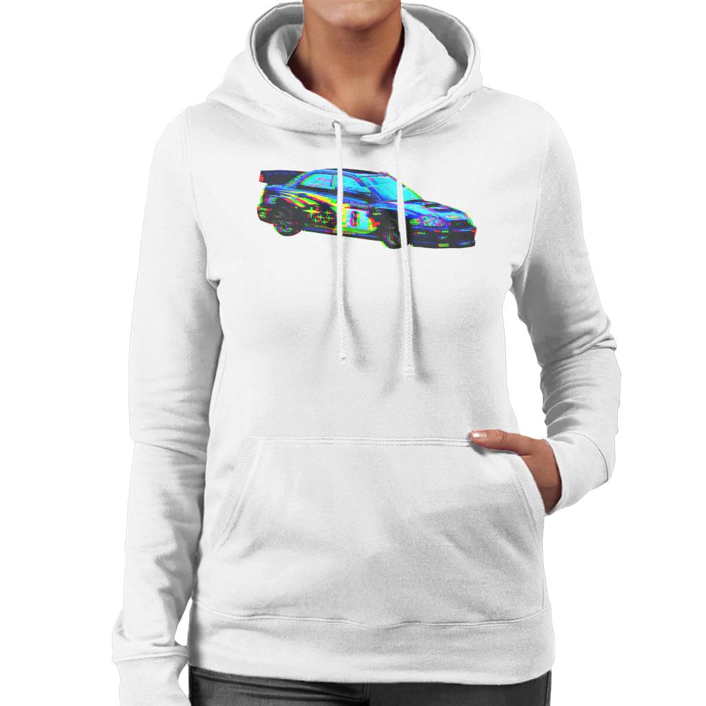 Motorsport Images Makinen Subaru Impreza WRC Women's Hooded Sweatshirt-ALL + EVERY