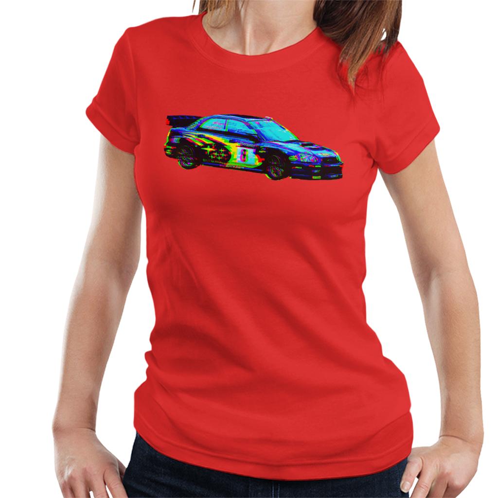 Motorsport Images Makinen Subaru Impreza WRC Women's T-Shirt-ALL + EVERY