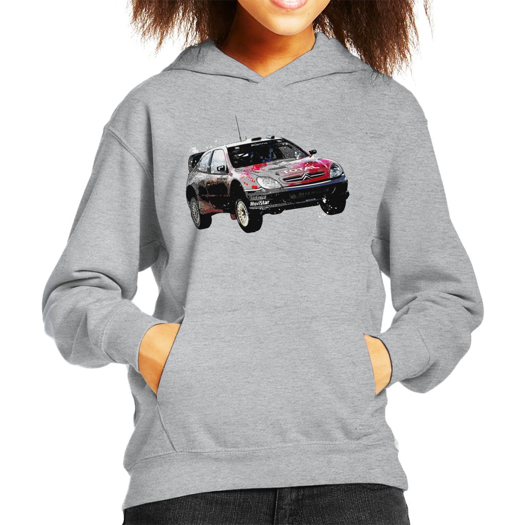 Motorsport Images Colin McRae Citroen Xsara WRC Kids Hooded Sweatshirt-ALL + EVERY