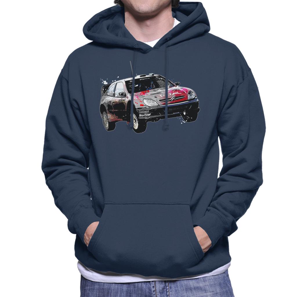 Motorsport Images Colin McRae Citroen Xsara WRC Men's Hooded Sweatshirt-ALL + EVERY