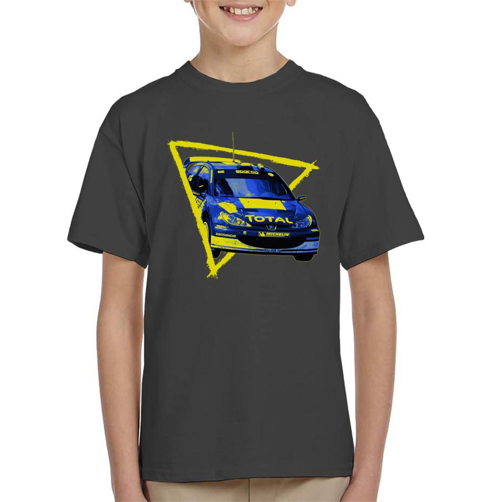 Motorsport Images Peugeot 206 WRC Blue Kids T-Shirt-ALL + EVERY