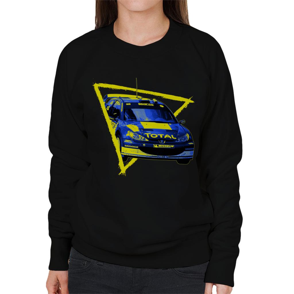 Motorsport Images Peugeot 206 WRC Blue Women's Sweatshirt-ALL + EVERY