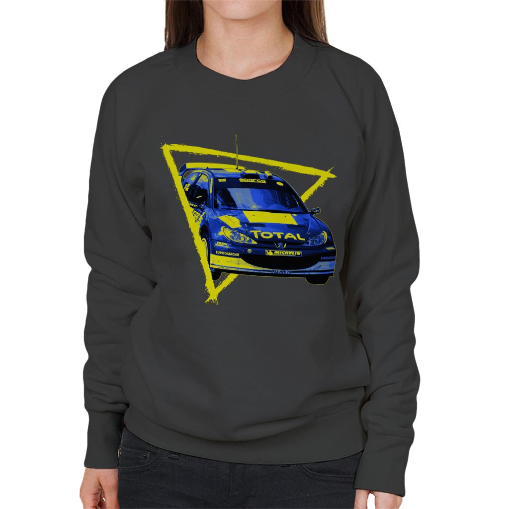 Motorsport Images Peugeot 206 WRC Blue Women's Sweatshirt-ALL + EVERY