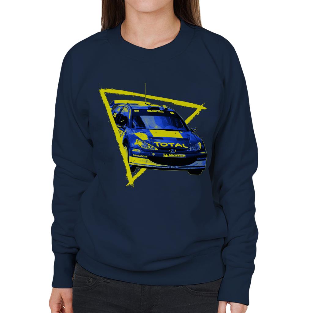 Motorsport Images Peugeot 206 WRC Blue Women's Sweatshirt-ALL + EVERY