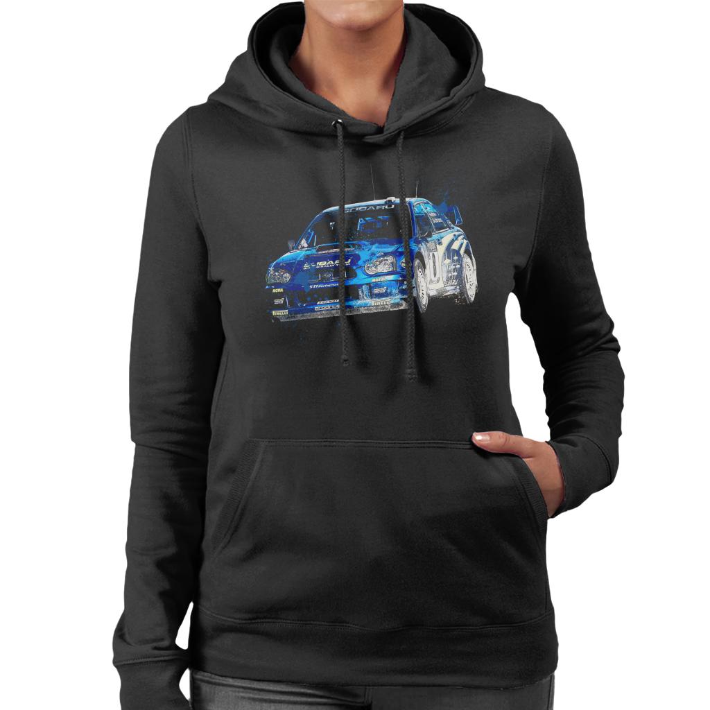 Motorsport Images Subaru Impreza WRC Women's Hooded Sweatshirt-ALL + EVERY