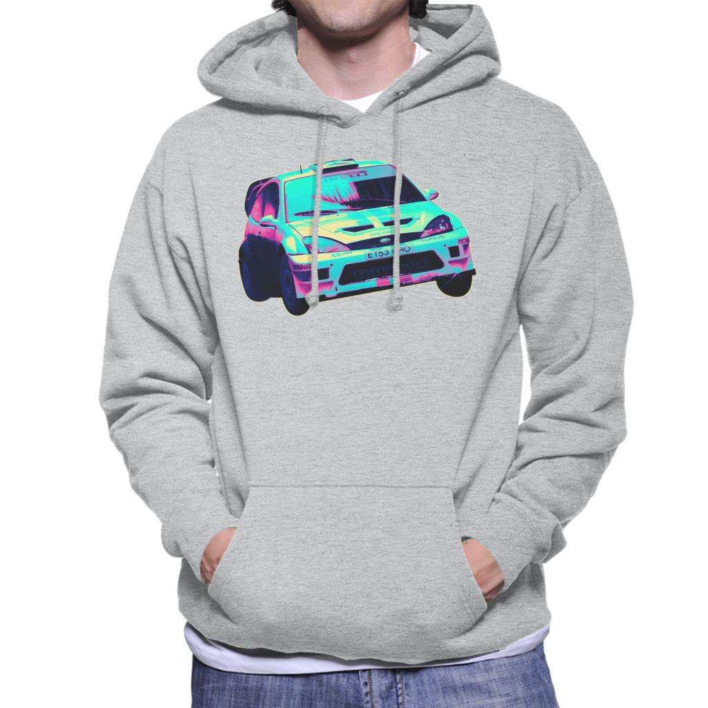 Motorsport Images Ford Focus RS WRC Turn Men's Hooded Sweatshirt-ALL + EVERY