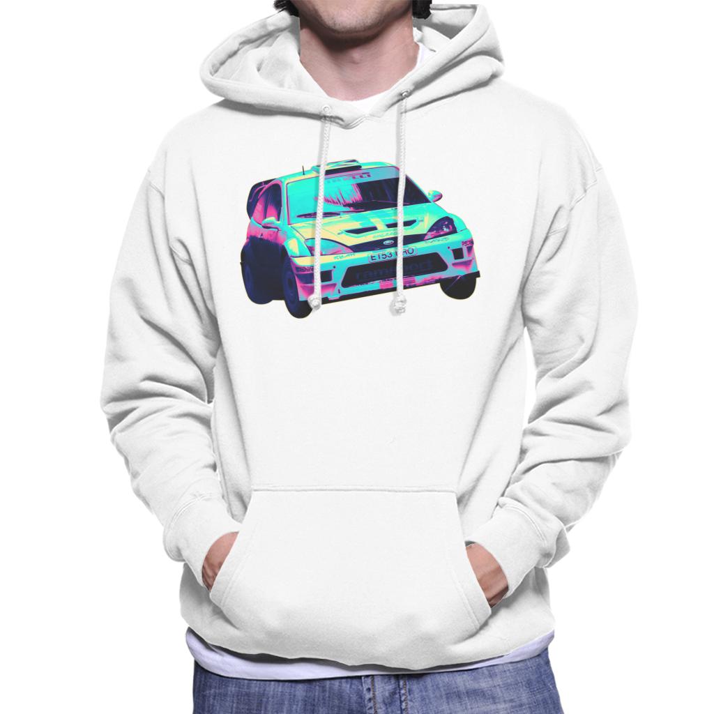 Motorsport Images Ford Focus RS WRC Turn Men's Hooded Sweatshirt-ALL + EVERY