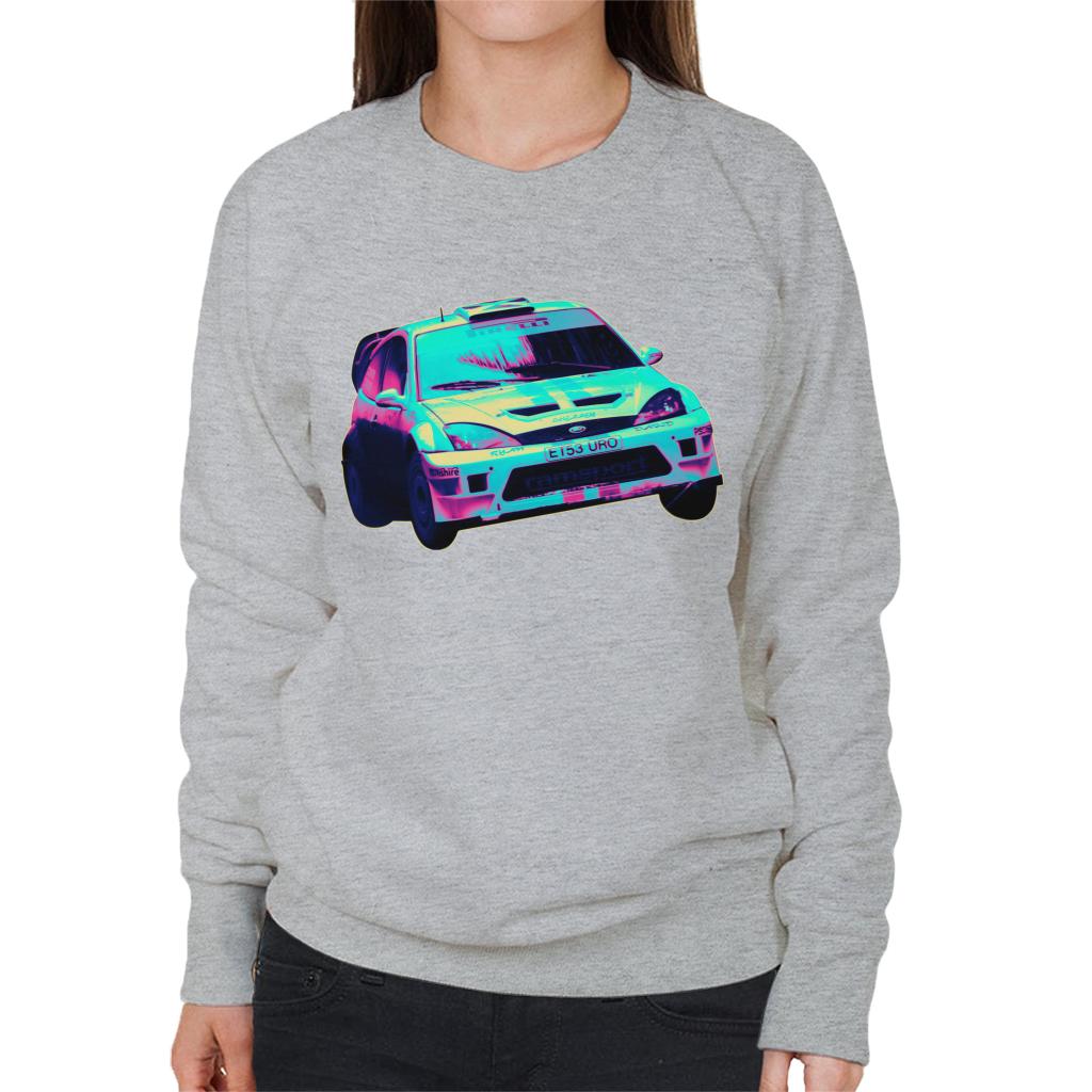 Motorsport Images Ford Focus RS WRC Turn Women's Sweatshirt-ALL + EVERY