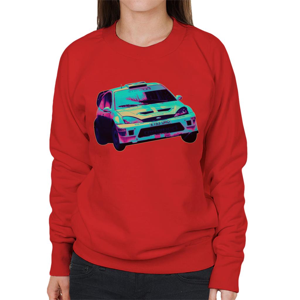 Motorsport Images Ford Focus RS WRC Turn Women's Sweatshirt-ALL + EVERY