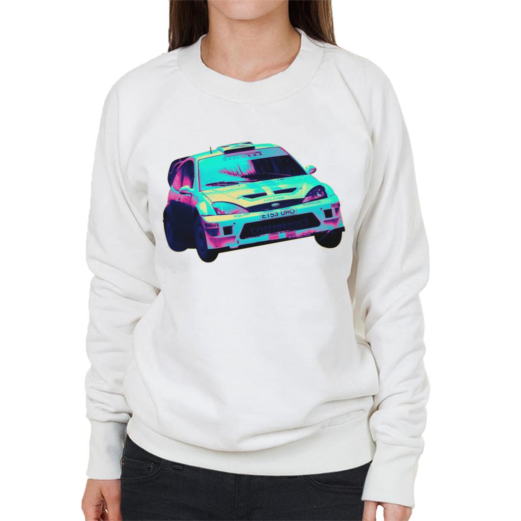 Motorsport Images Ford Focus RS WRC Turn Women's Sweatshirt-ALL + EVERY