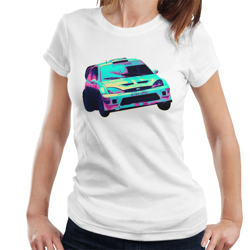 Motorsport Images Ford Focus RS WRC Turn Women's T-Shirt-ALL + EVERY