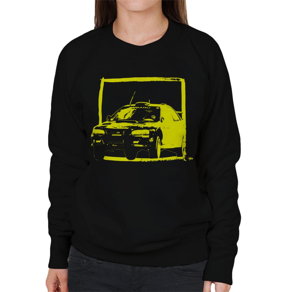 Motorsport Images Subaru Impreza WRC Yellow Women's Sweatshirt-ALL + EVERY