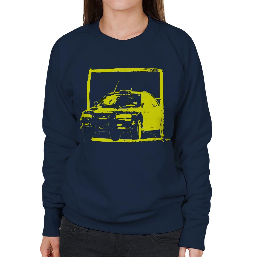 Motorsport Images Subaru Impreza WRC Yellow Women's Sweatshirt-ALL + EVERY