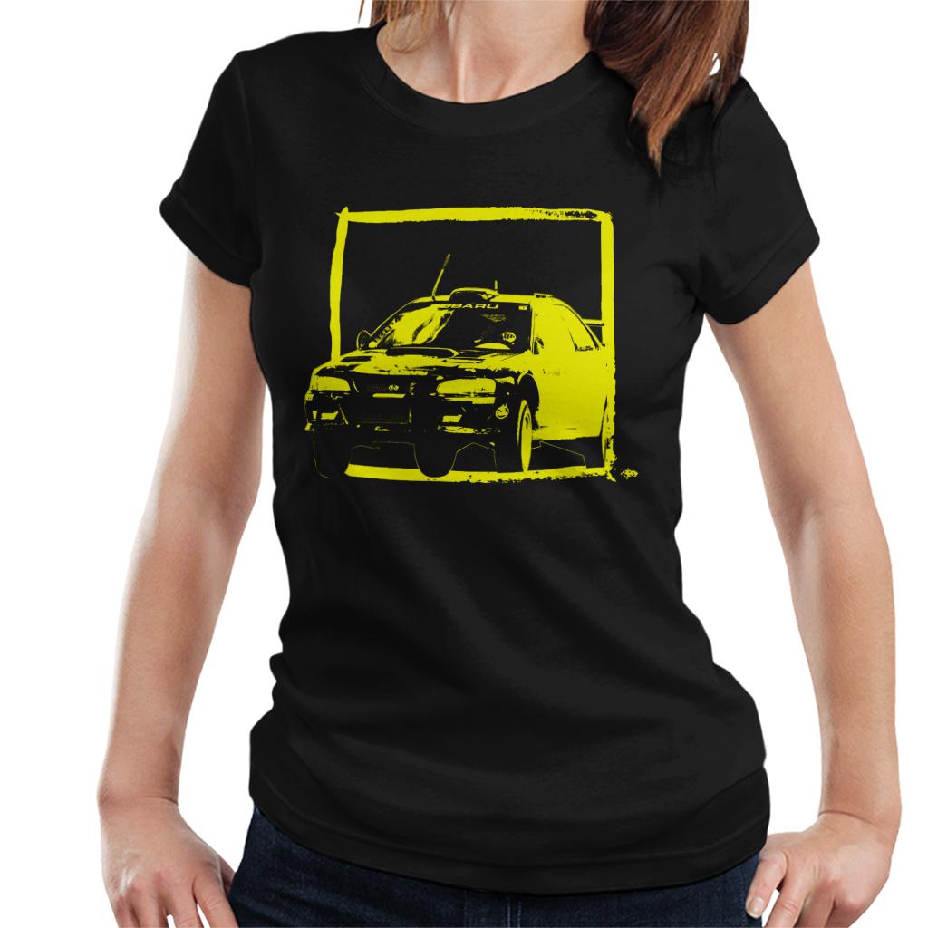 Motorsport Images Subaru Impreza WRC Yellow Women's T-Shirt-ALL + EVERY