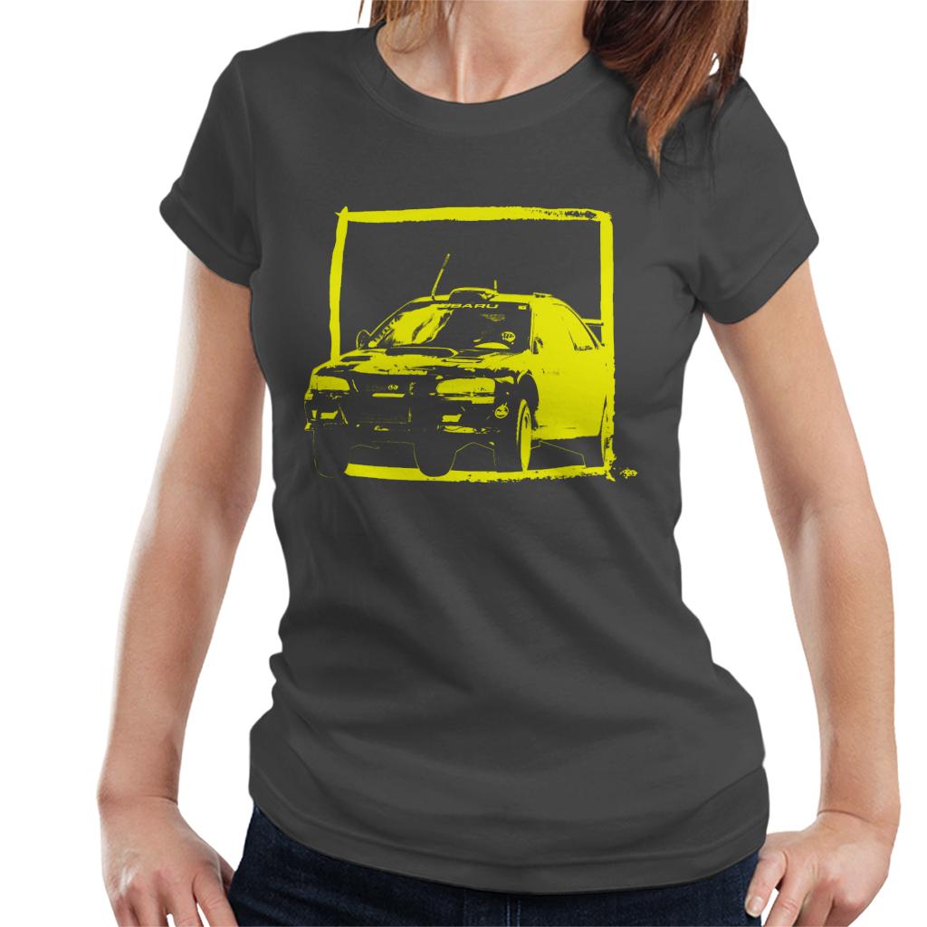 Motorsport Images Subaru Impreza WRC Yellow Women's T-Shirt-ALL + EVERY