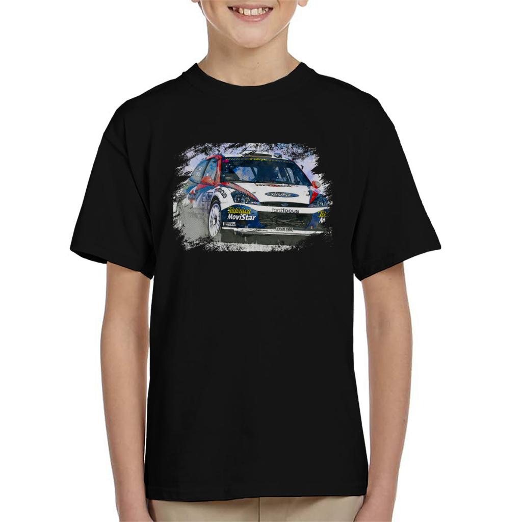 Motorsport Images WRC 2002 Ford Focus Kids T-Shirt-ALL + EVERY