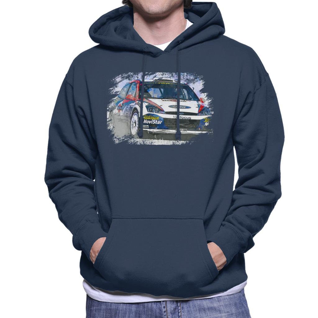 Motorsport Images WRC 2002 Ford Focus Men's Hooded Sweatshirt-ALL + EVERY