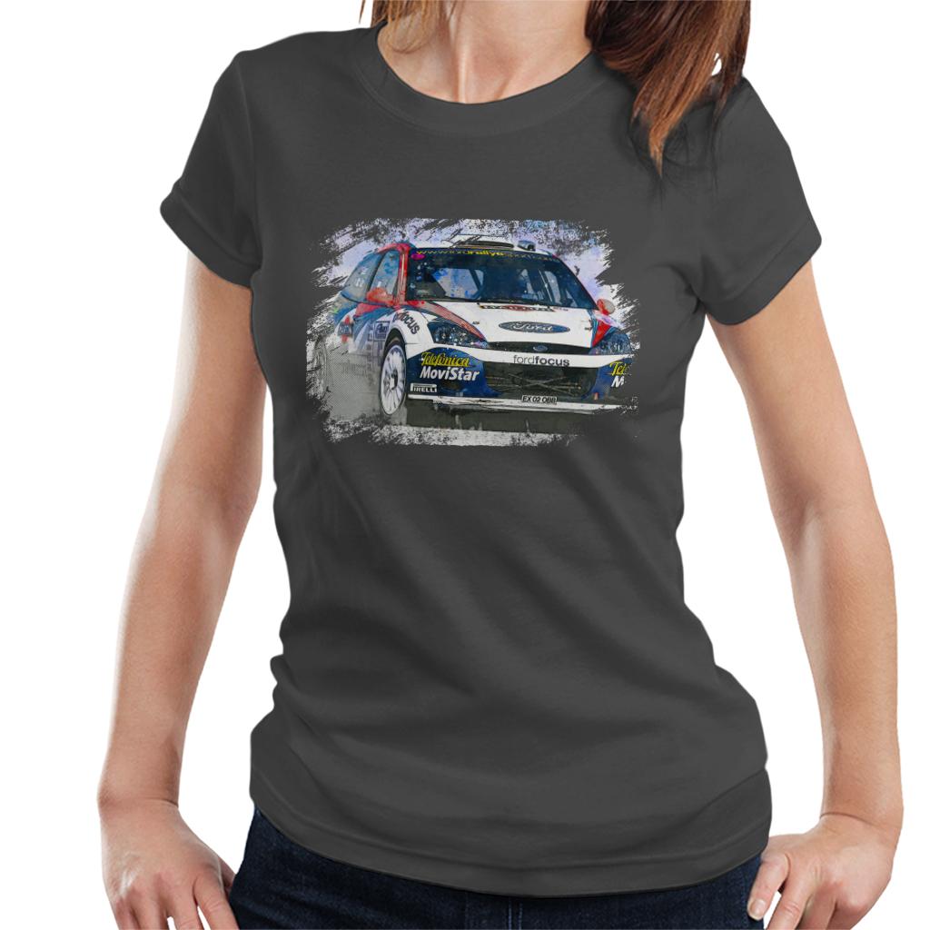 Motorsport Images WRC 2002 Ford Focus Women's T-Shirt-ALL + EVERY