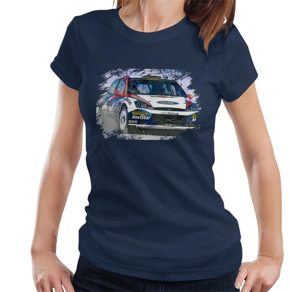 Motorsport Images WRC 2002 Ford Focus Women's T-Shirt-ALL + EVERY