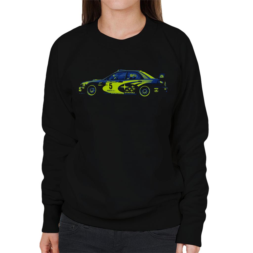 Motorsport Images Richard Burns Subaru Impreza WRC Women's Sweatshirt-ALL + EVERY