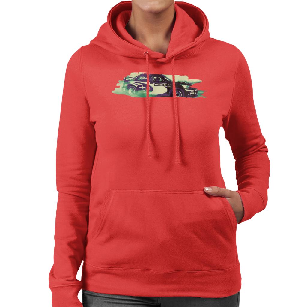 Motorsport Images Subaru Impreza WRC Drift Women's Hooded Sweatshirt-ALL + EVERY