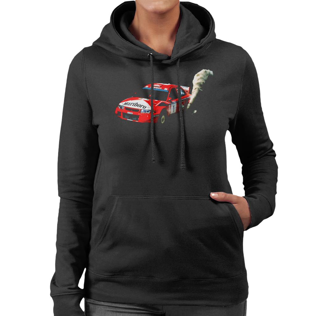 Motorsport Images Mitsubishi Lancer Evo VI Women's Hooded Sweatshirt-ALL + EVERY