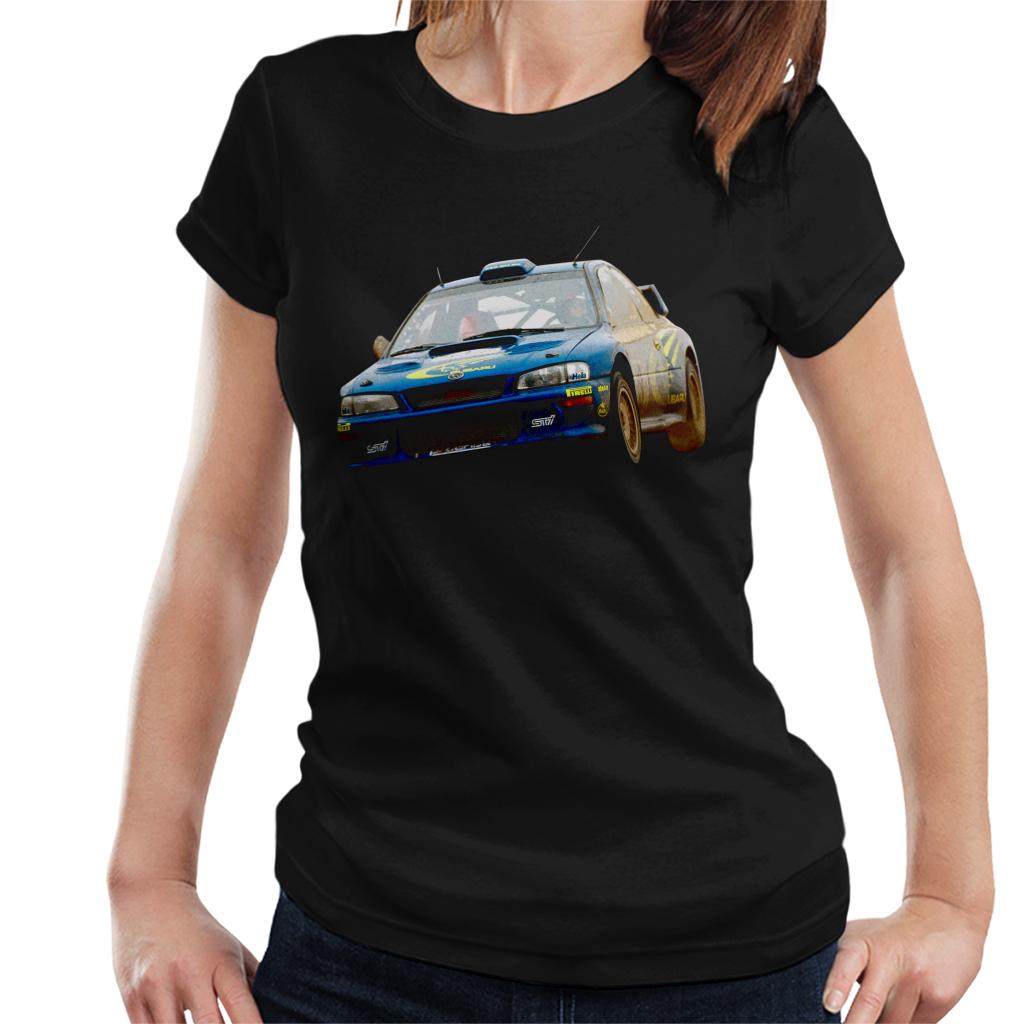 Motorsport Images Subaru Impreza Richard Burns Women's T-Shirt-ALL + EVERY