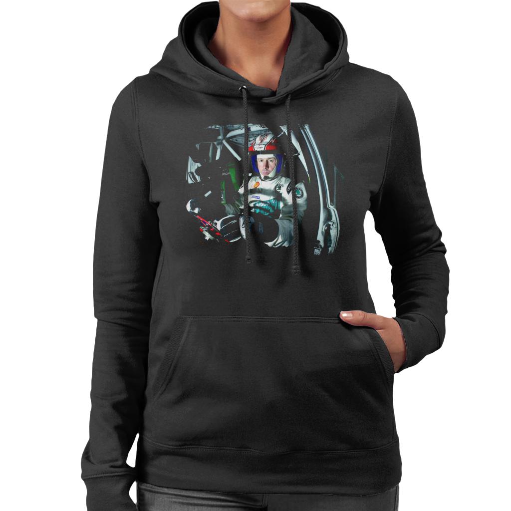 Motorsport Images Colin McRae In Drivers Seat Women's Hooded Sweatshirt-ALL + EVERY