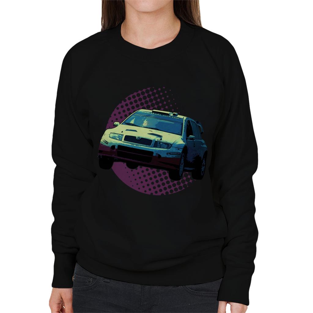 Motorsport Images Skoda Fabia WRC 05 Women's Sweatshirt-ALL + EVERY