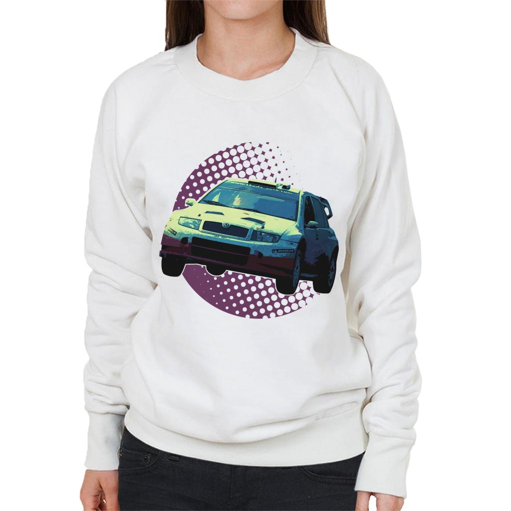 Motorsport Images Skoda Fabia WRC 05 Women's Sweatshirt-ALL + EVERY