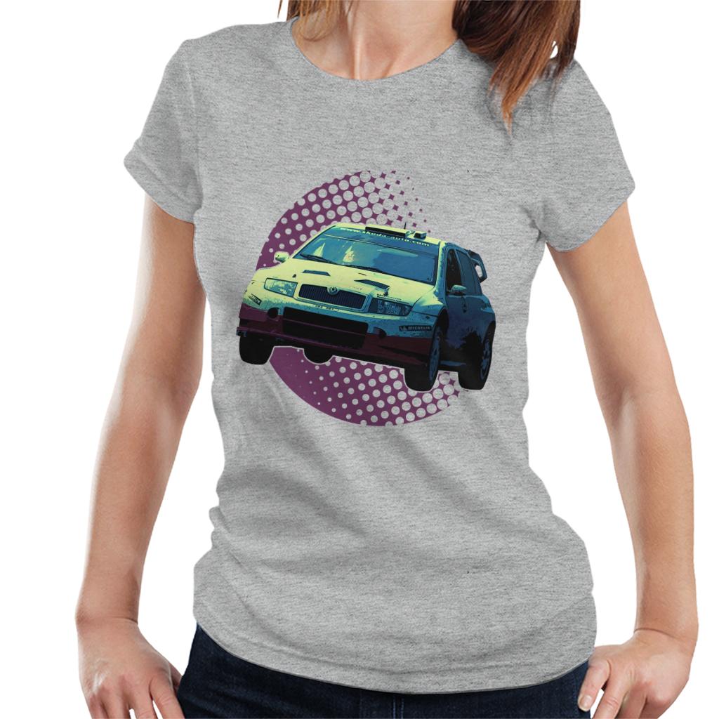 Motorsport Images Skoda Fabia WRC 05 Women's T-Shirt-ALL + EVERY