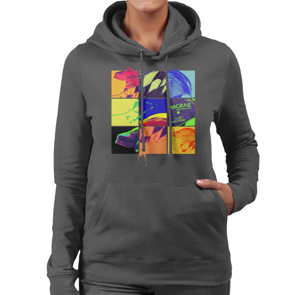 Motorsport Images Pop Art Helmet Women's Hooded Sweatshirt-ALL + EVERY