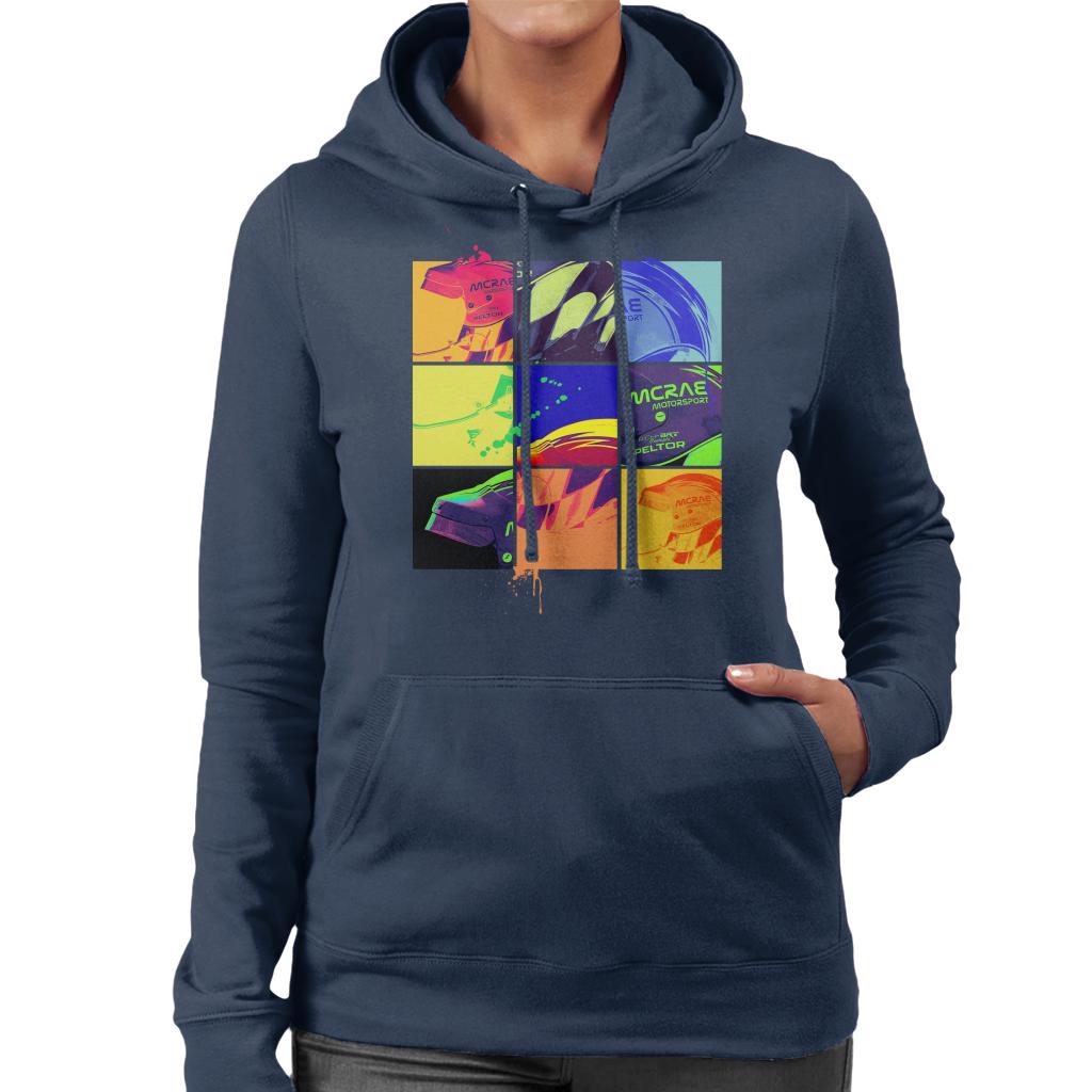 Motorsport Images Pop Art Helmet Women's Hooded Sweatshirt-ALL + EVERY