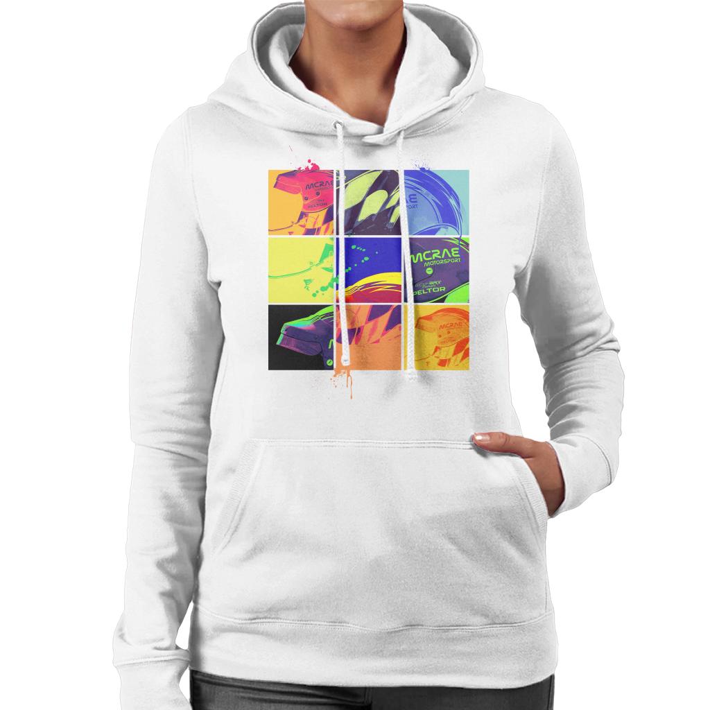 Motorsport Images Pop Art Helmet Women's Hooded Sweatshirt-ALL + EVERY