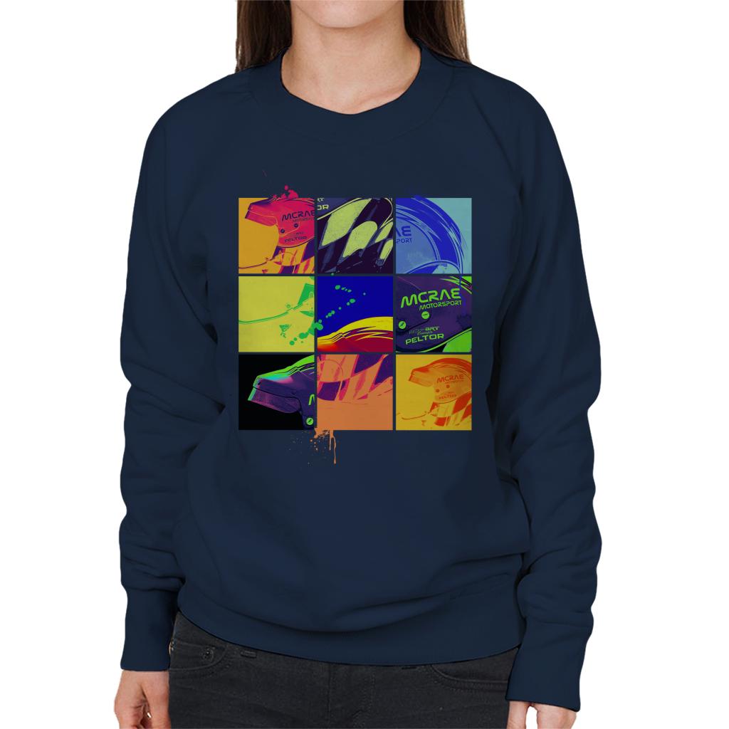 Motorsport Images Pop Art Helmet Women's Sweatshirt-ALL + EVERY