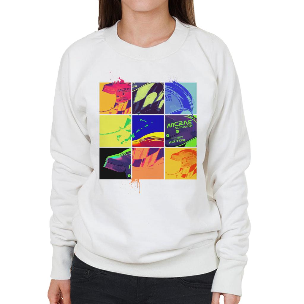 Motorsport Images Pop Art Helmet Women's Sweatshirt-ALL + EVERY