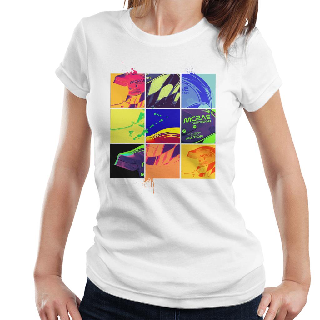 Motorsport Images Pop Art Helmet Women's T-Shirt-ALL + EVERY