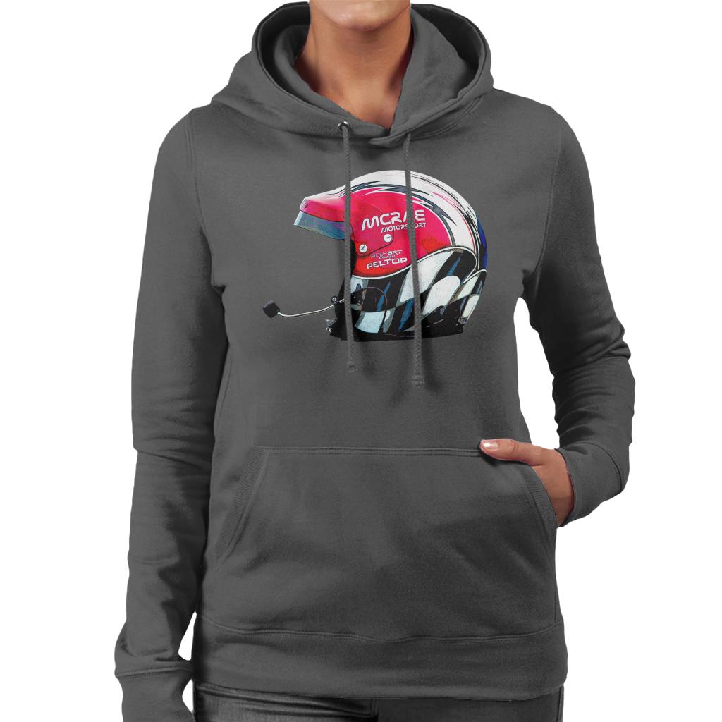 Motorsport Images McRae Helmet WRC Women's Hooded Sweatshirt-ALL + EVERY