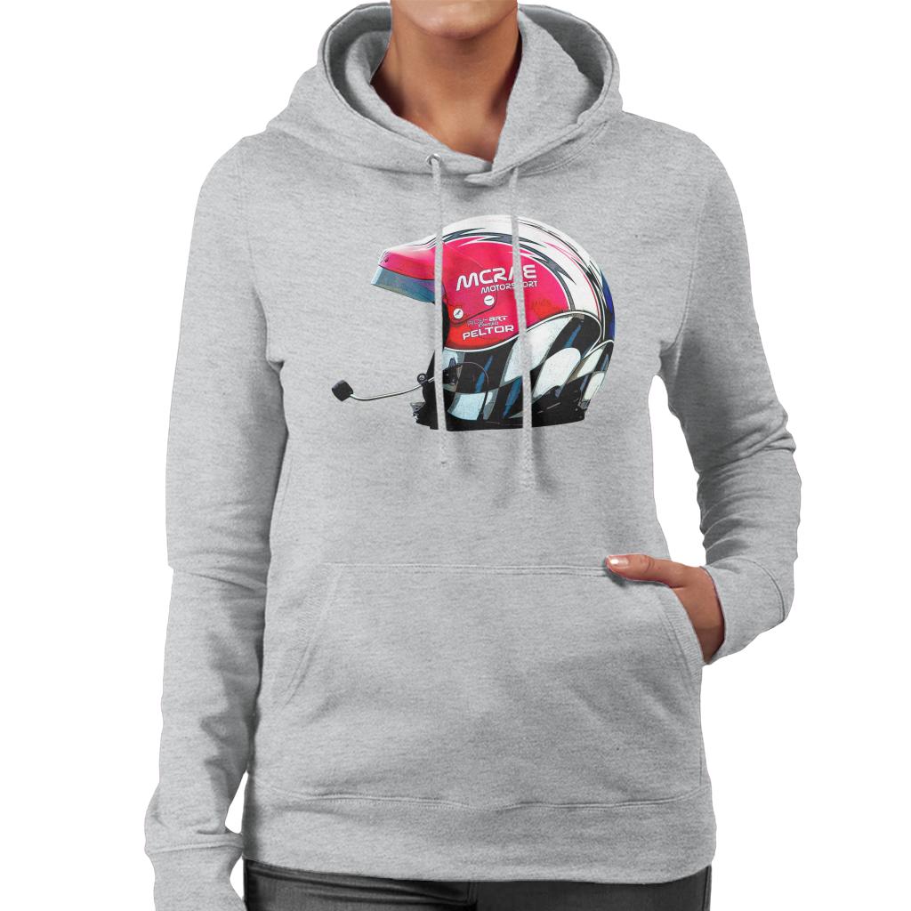 Motorsport Images McRae Helmet WRC Women's Hooded Sweatshirt-ALL + EVERY