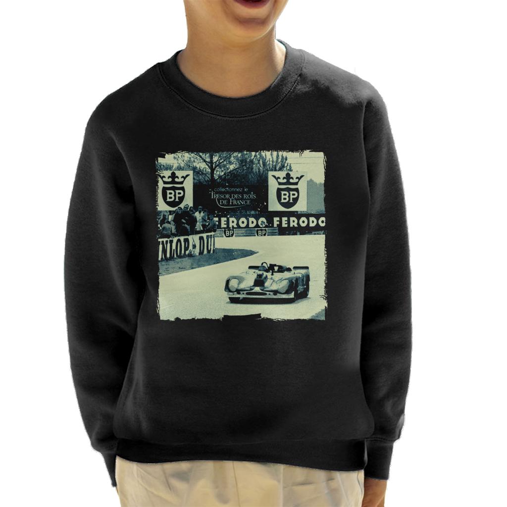 Motorsport Images Porsche 908 02 Turns The Corner Kids Sweatshirt-ALL + EVERY