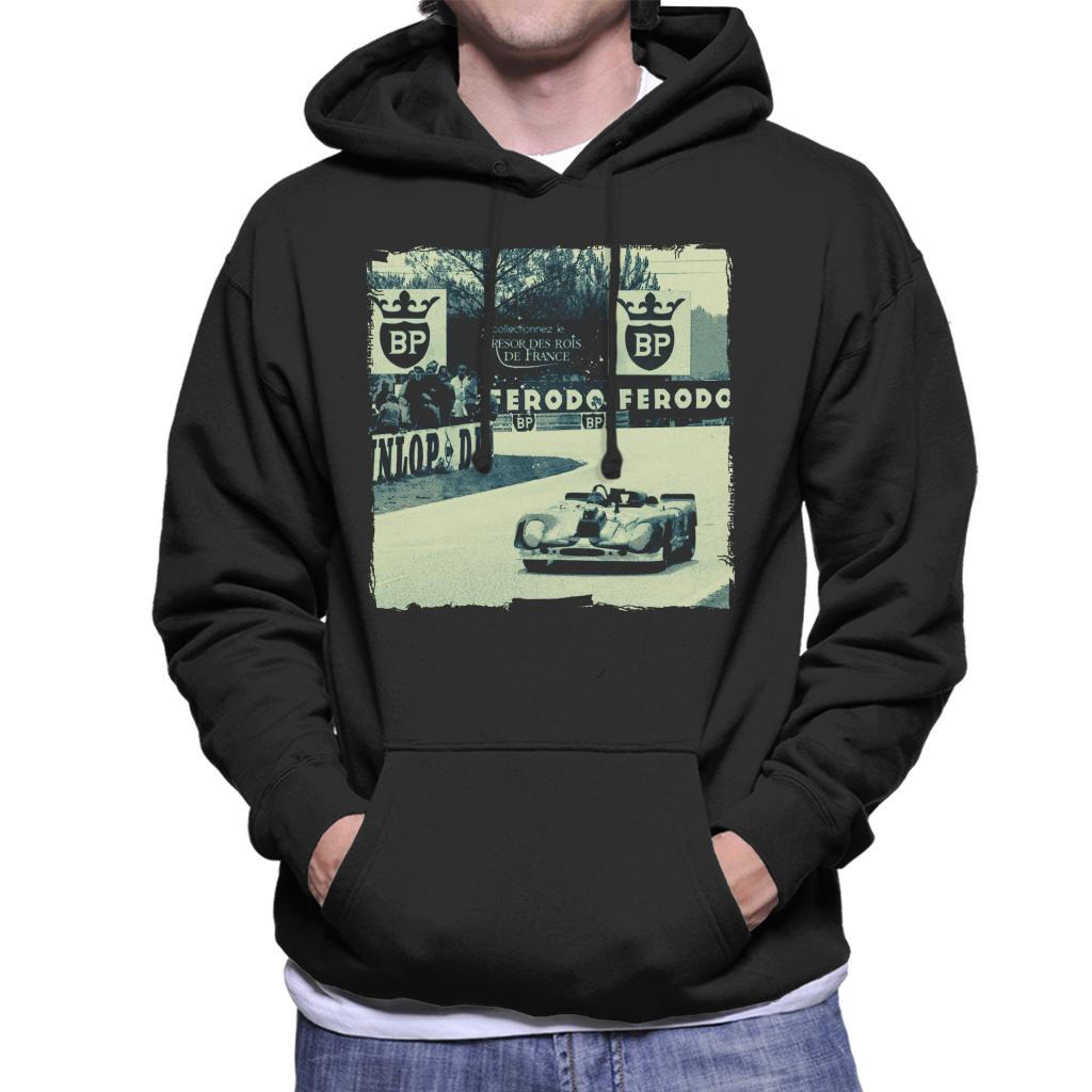 Motorsport Images Porsche 908 02 Turns The Corner Men's Hooded Sweatshirt-ALL + EVERY