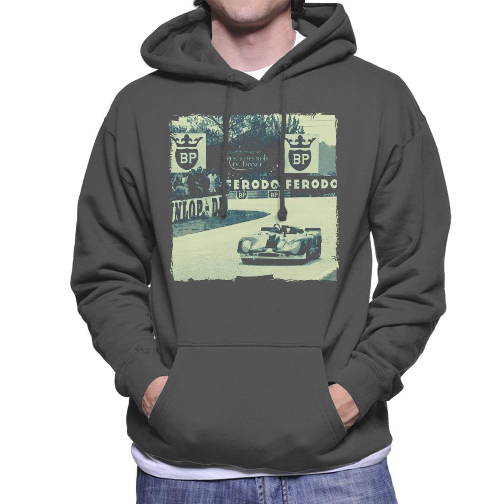 Motorsport Images Porsche 908 02 Turns The Corner Men's Hooded Sweatshirt-ALL + EVERY