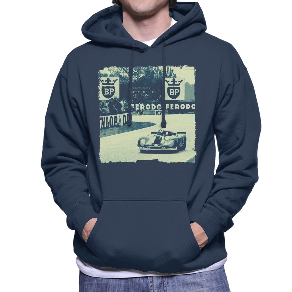 Motorsport Images Porsche 908 02 Turns The Corner Men's Hooded Sweatshirt-ALL + EVERY