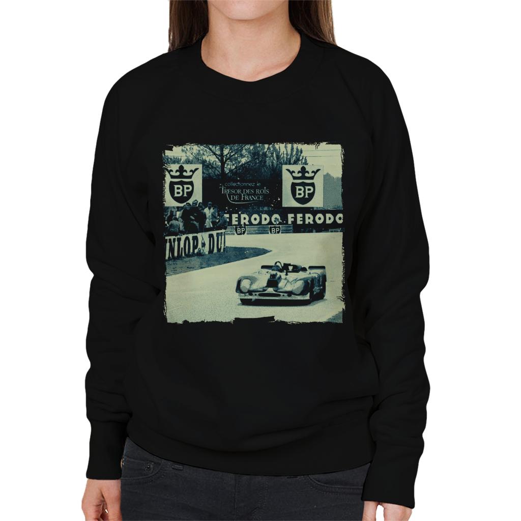 Motorsport Images Porsche 908 02 Turns The Corner Women's Sweatshirt-ALL + EVERY