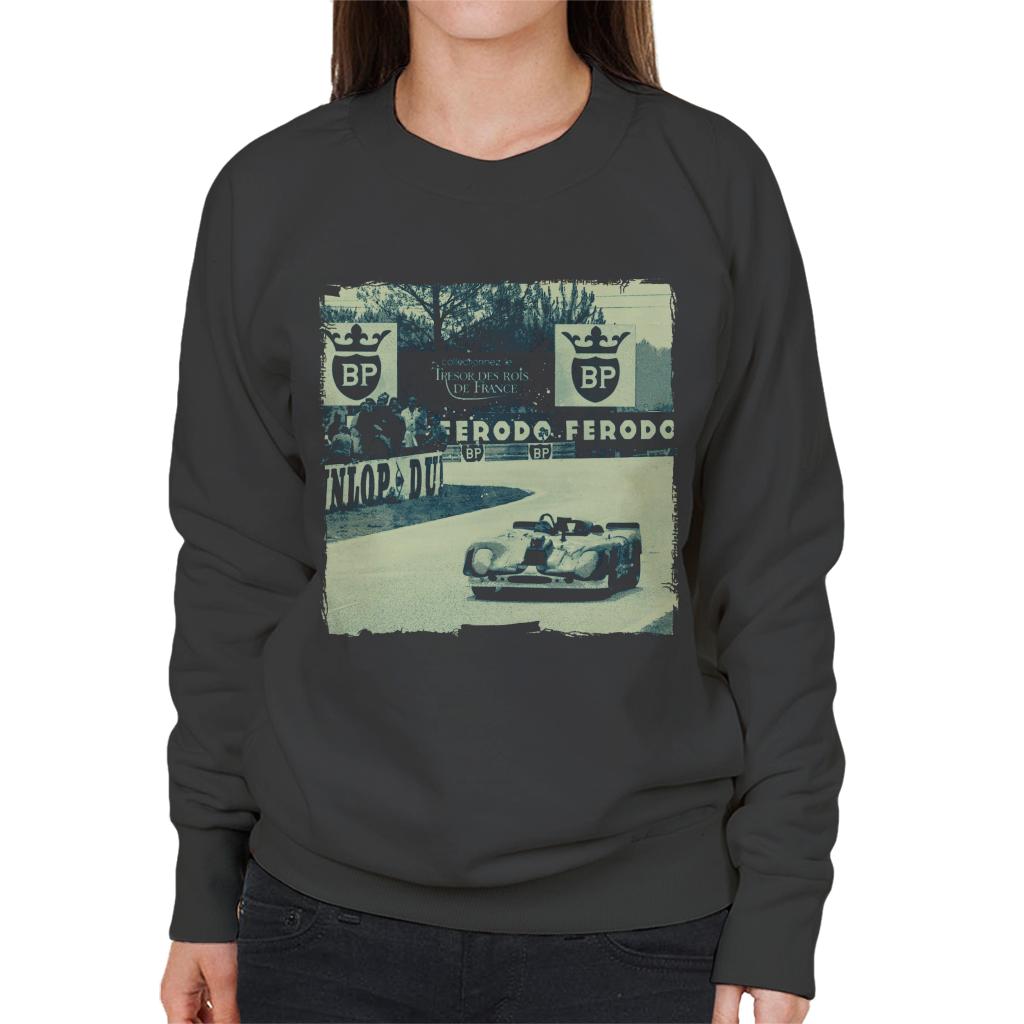 Motorsport Images Porsche 908 02 Turns The Corner Women's Sweatshirt-ALL + EVERY