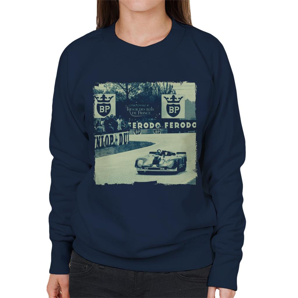 Motorsport Images Porsche 908 02 Turns The Corner Women's Sweatshirt-ALL + EVERY