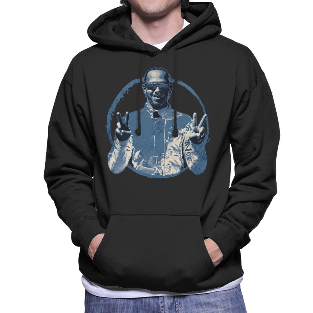 Motorsport Images Lewis Hamilton Celebrates Men's Hooded Sweatshirt-ALL + EVERY