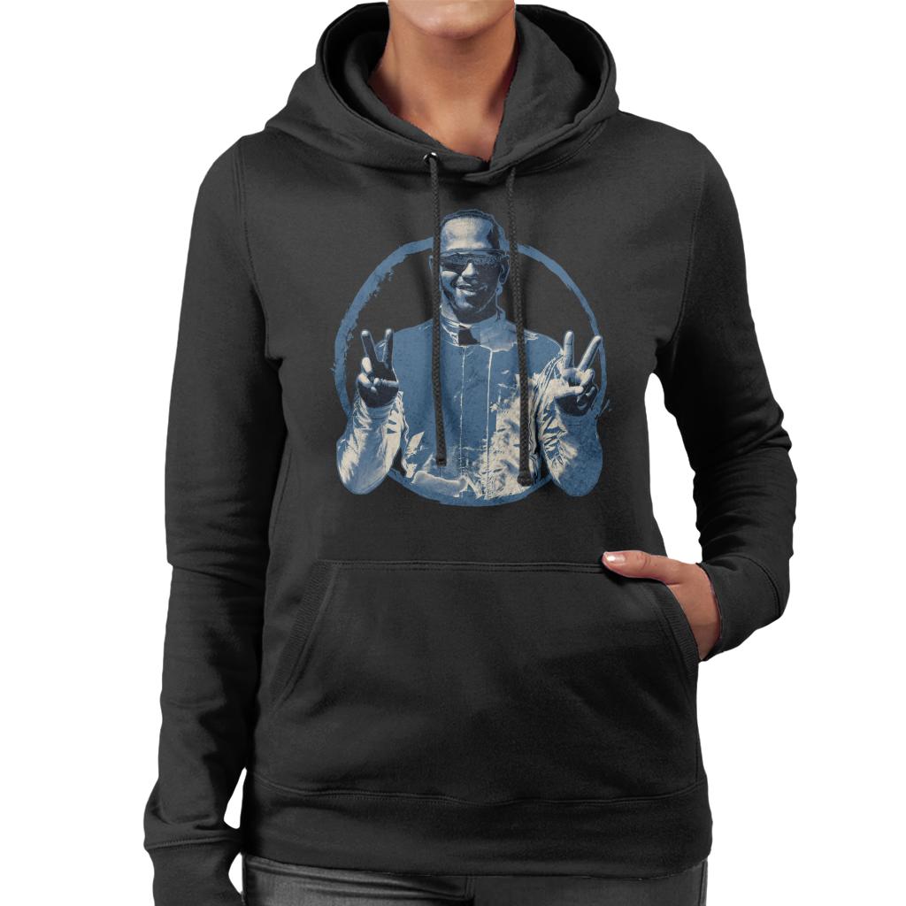 Motorsport Images Lewis Hamilton Celebrates Women's Hooded Sweatshirt-ALL + EVERY