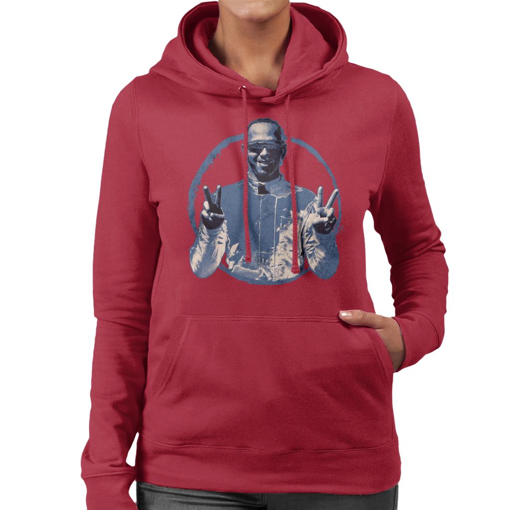 Motorsport Images Lewis Hamilton Celebrates Women's Hooded Sweatshirt-ALL + EVERY